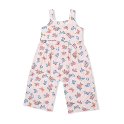 Angel Dear Country Girl Boots Wide Leg Jumpsuit