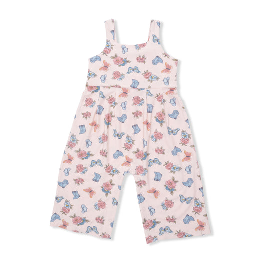 Angel Dear Country Girl Boots Wide Leg Jumpsuit