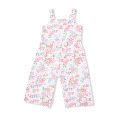Angel Dear Cute Little Roses Wide Leg Jumpsuit
