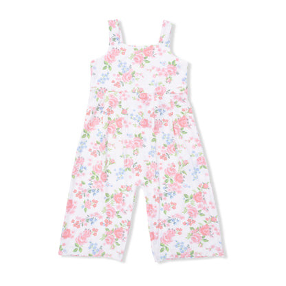 Angel Dear Cute Little Roses Wide Leg Jumpsuit
