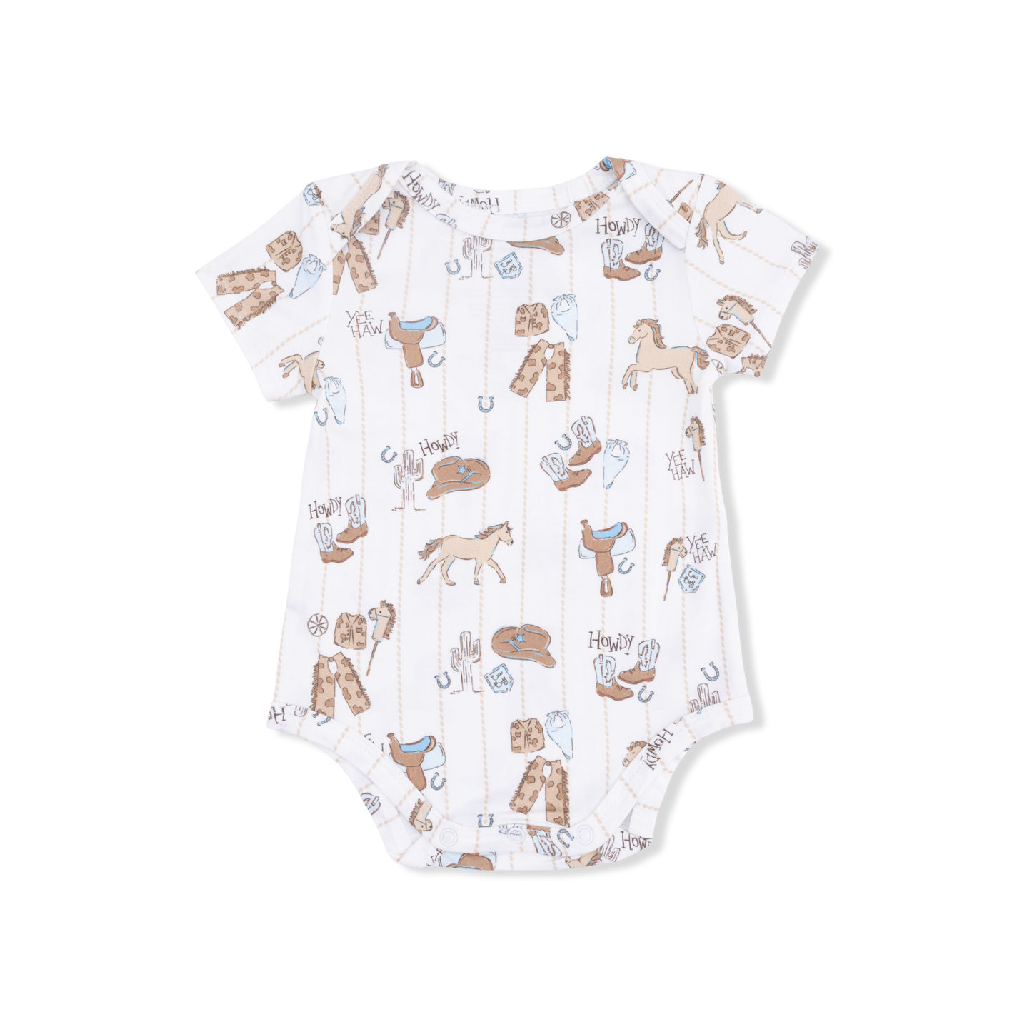 Angel Dear Cowboy Nursery Short Sleeve Bodysuit