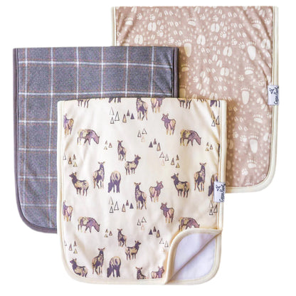 Copper Pearl Burp Cloths