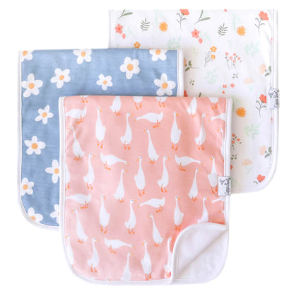 Copper Pearl Burp Cloths