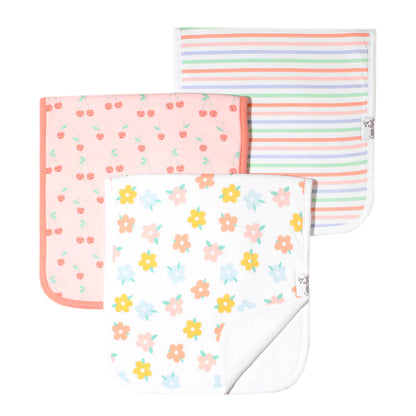 Copper Pearl Burp Cloths