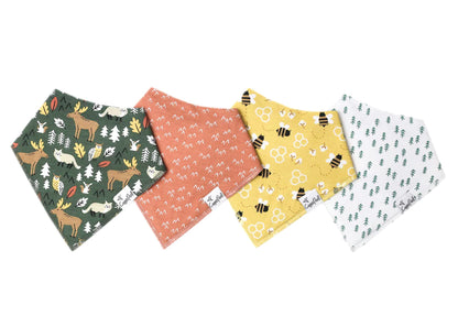 Copper Pearl Bandana Bib Sets