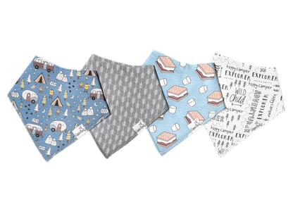 Copper Pearl Bandana Bib Sets