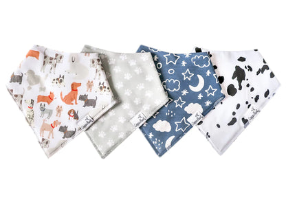 Copper Pearl Bandana Bib Sets