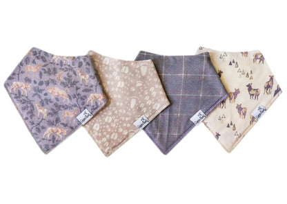 Copper Pearl Bandana Bib Sets