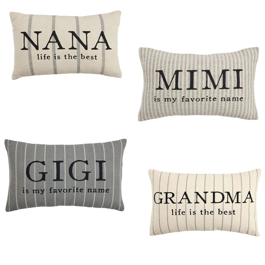 Mudpie Grandparent Pillow
