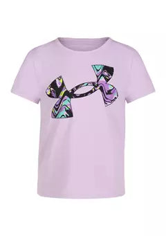 Under Armour Purple Ace Dyed Map Logo Tee