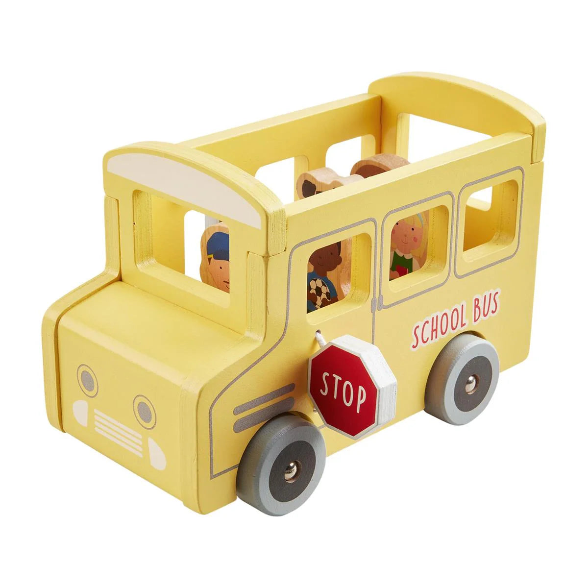 Mudpie Wooden School Bus