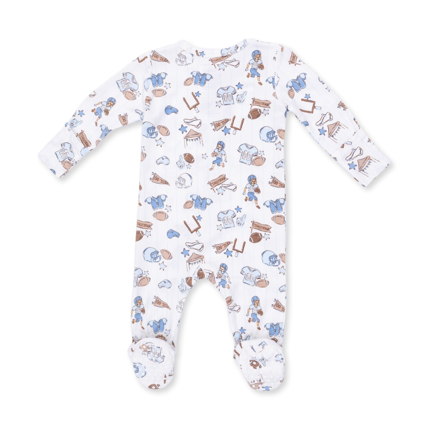 Angel Dear Football Nursery 2 Way Zipper Footie