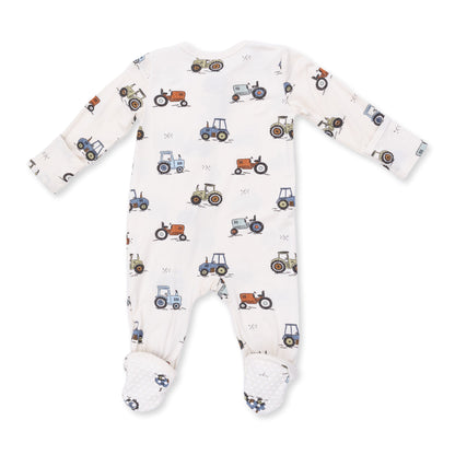 Angel Dear Future Farmer 2 Way Zipper Footie