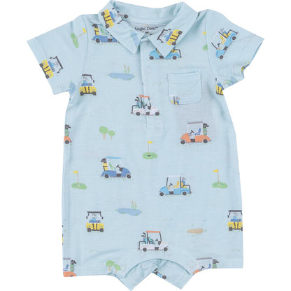 Angel Dear Blue Golf Carts Polo Shortie