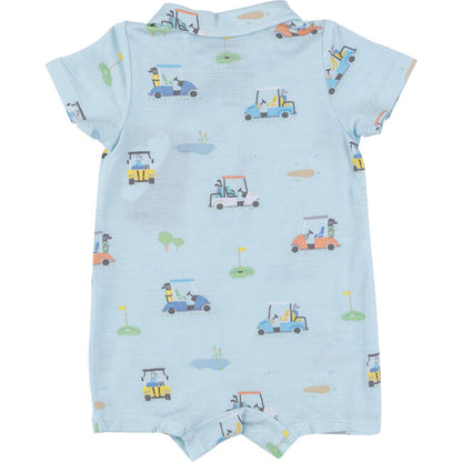 Angel Dear Blue Golf Carts Polo Shortie