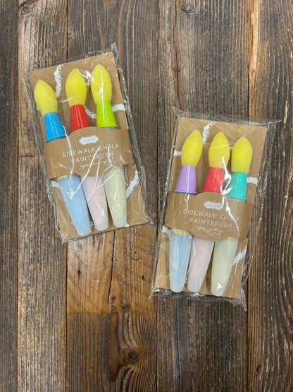 Mudpie Sidewalk Chalk Paintbrush Set