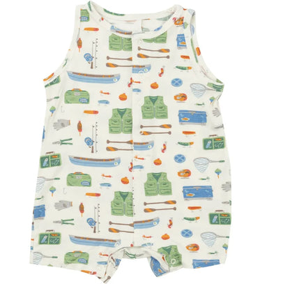 Angel Dear Fishing Tools Shortie Romper