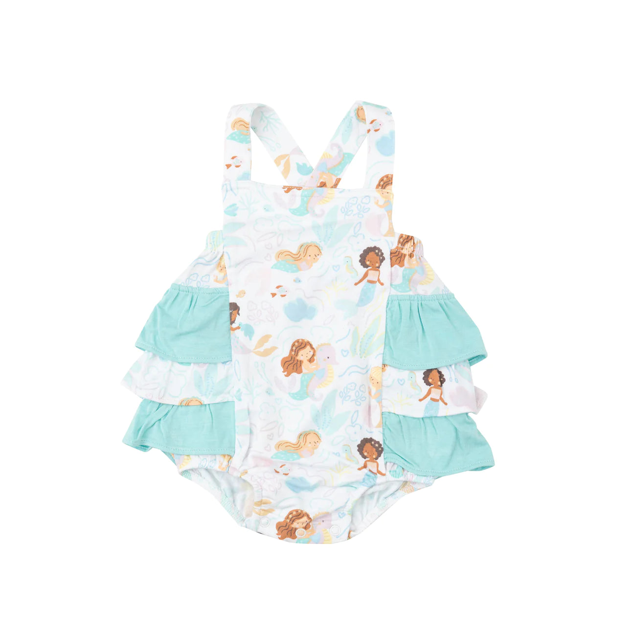 Angel Dear Magical Mermaids Ruffle Sunsuit