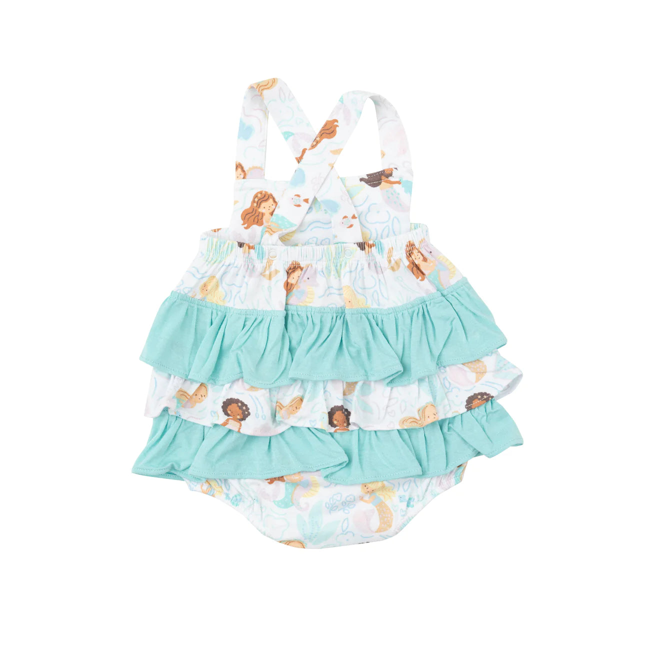 Angel Dear Magical Mermaids Ruffle Sunsuit