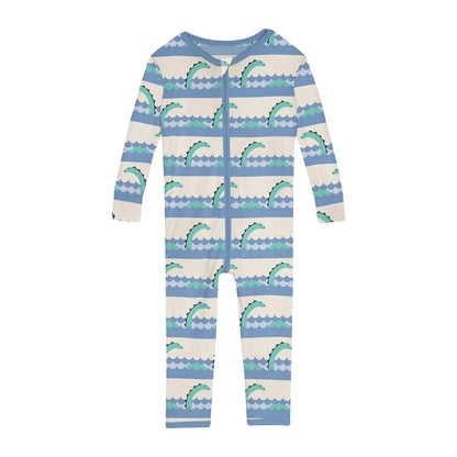 Kickee Natural Sea Monster Convertible Sleeper