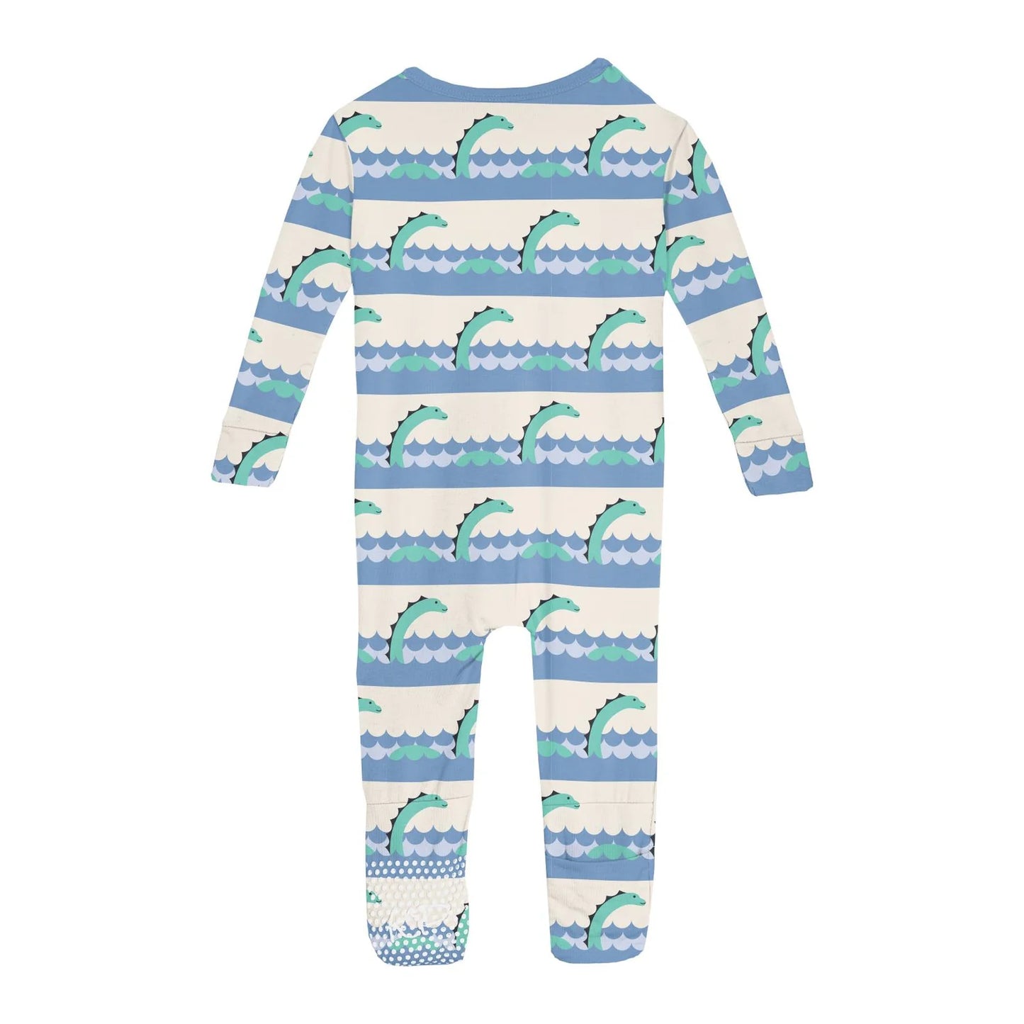 Kickee Natural Sea Monster Convertible Sleeper