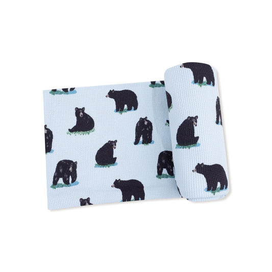 Angel Dear Black Bears Swaddle