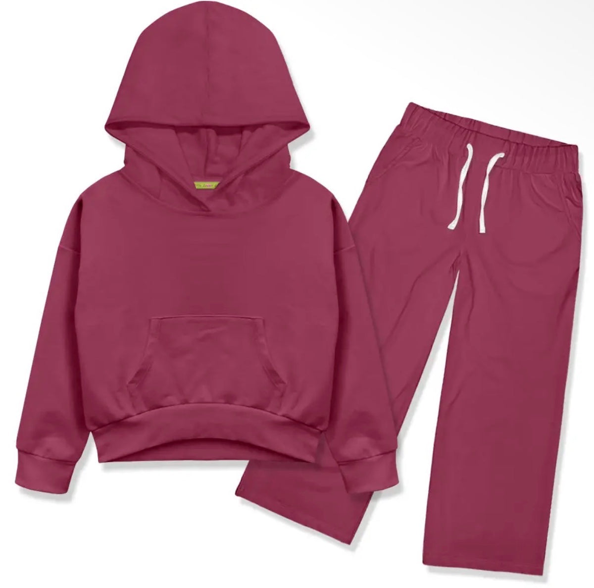 Rose Hoodie & Wide Leg Pant Set