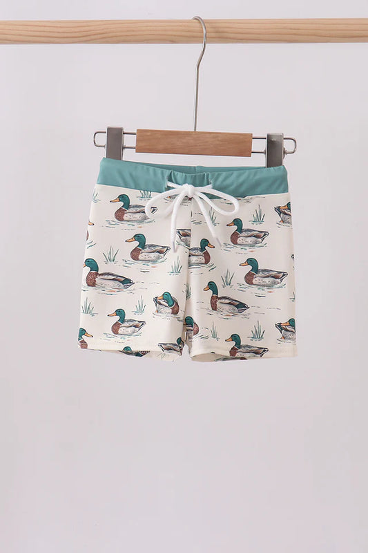 Sage Duck Swim Trunks