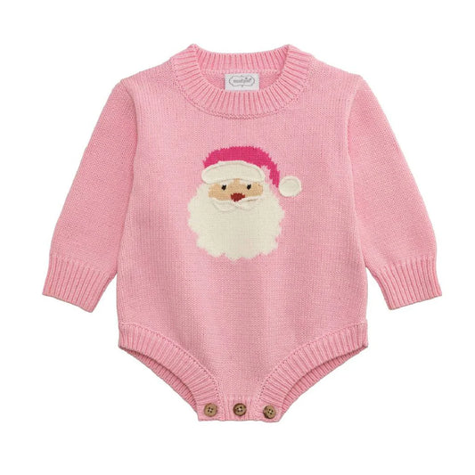 Mudpie Pink Santa Sweater Bubble