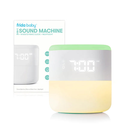FridaBaby 3-in-1 Sound Machine + When-To-Wake™ Clock + Nightlight