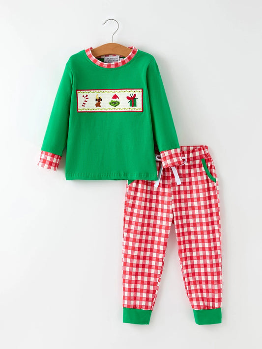 Mean One Plaid Lounge Set