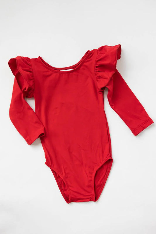 MR L/S Flutter Sleeve Leotard