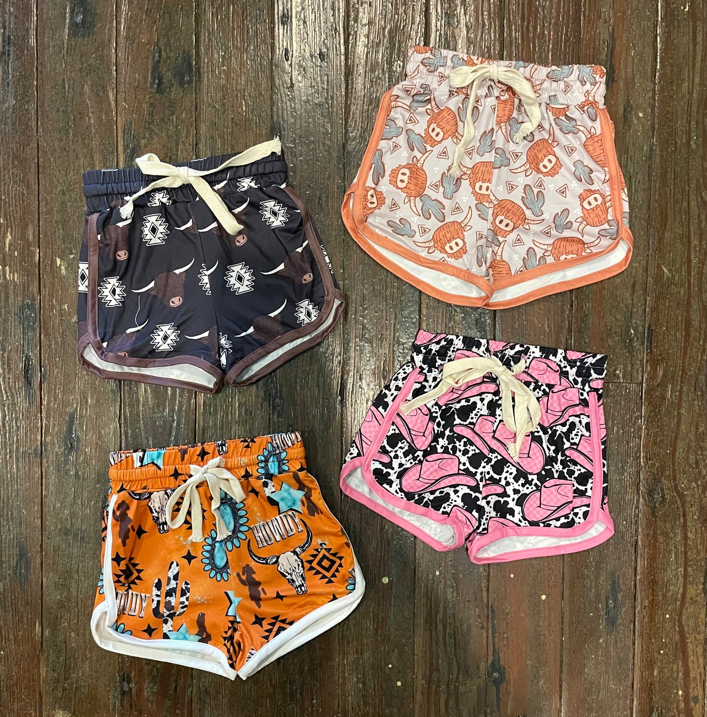 Drawstring Athletic Shorts