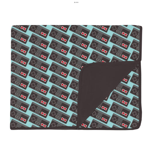 Kickee Pants Summer Sky Retro Game Controller Toddler Blanket