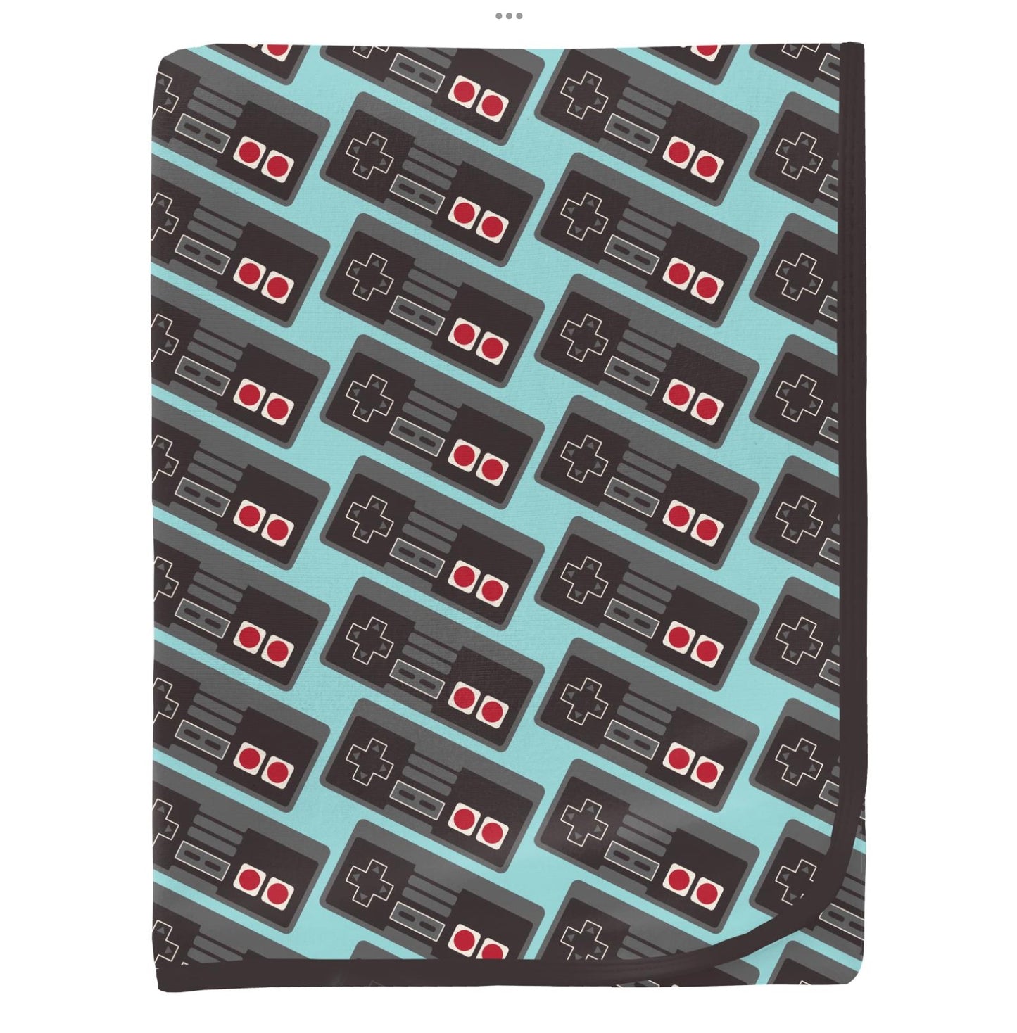 Kickee Pants Summer Sky Retro Game Controller Swaddling Blanket