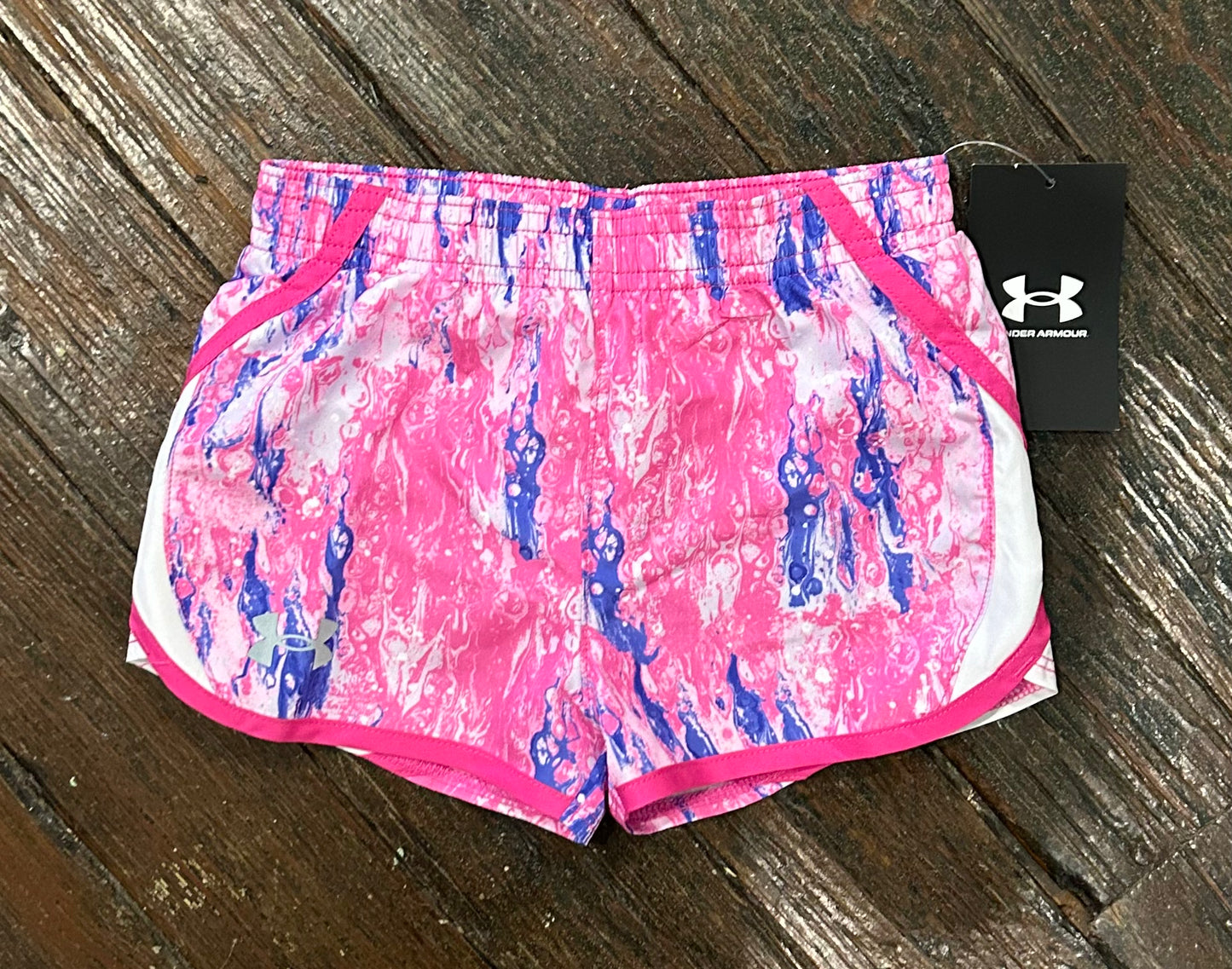 Under Armour Glitched Leopard Fly By Short