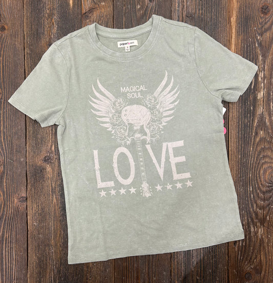 Paperflower Magic Soul Love Rick & Roll Tee
