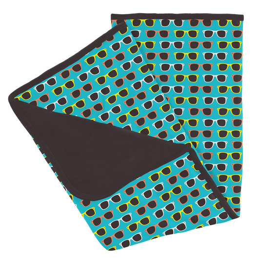 Kickee Pants Confetti Sunglasses Stroller Blanket