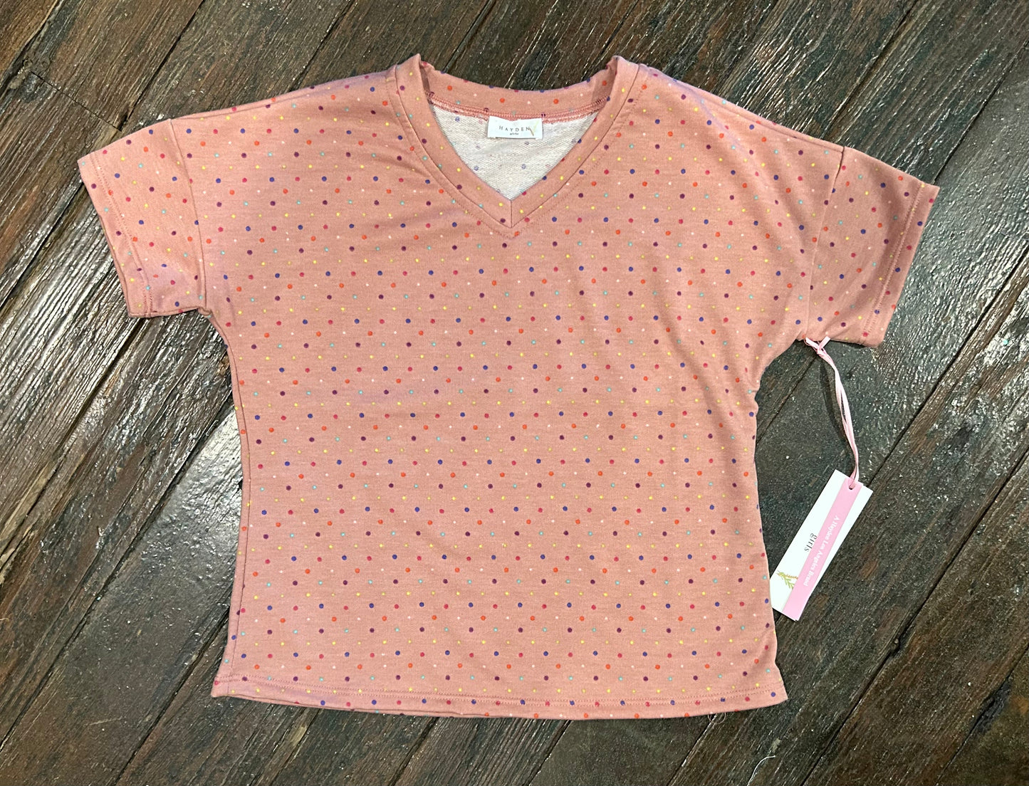 Hayden Mauve Dot Top GDY2773