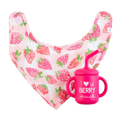 Mudpie Muslin Bib & Silicone Cup Sets