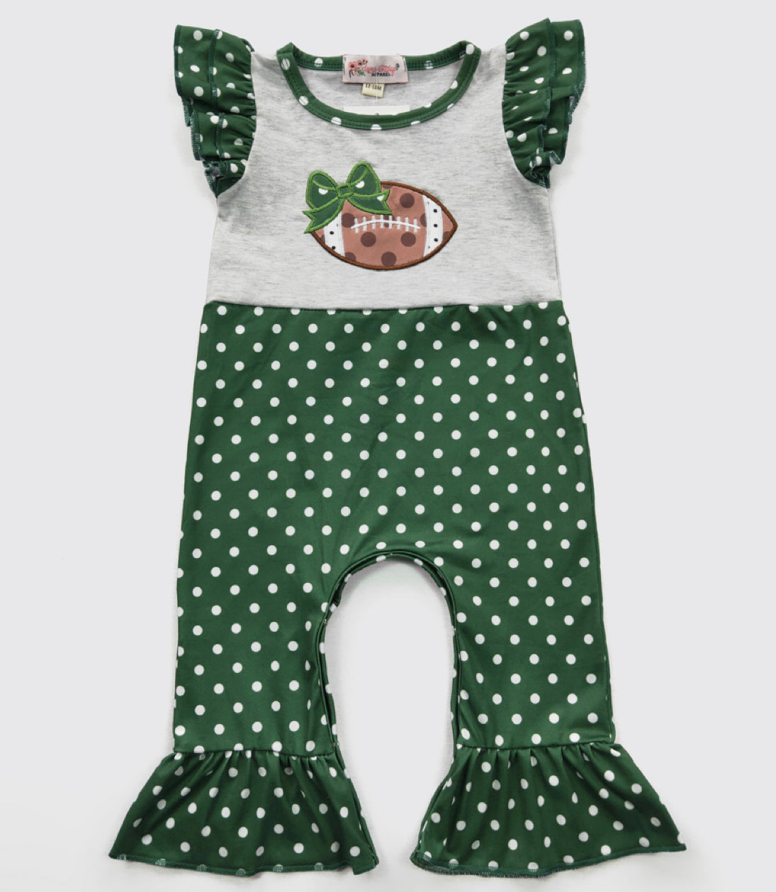 Football Dot Romper