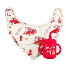 Mudpie Muslin Bib & Silicone Cup Sets