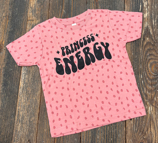 Mauve Spotted Princess Energy Tee