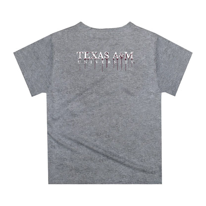 Texas A&M Dripping Football Helmet Tee