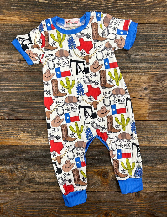 CC Texas the Lone Star State Romper