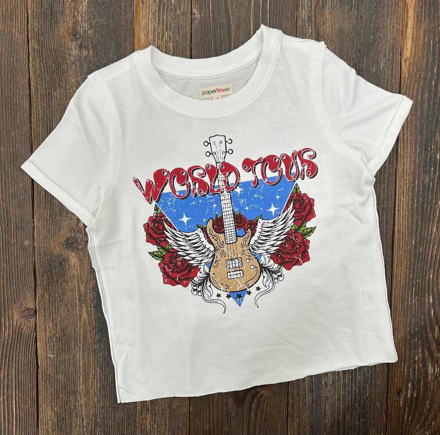 Paperflower Rock & Roll World Tour Tee