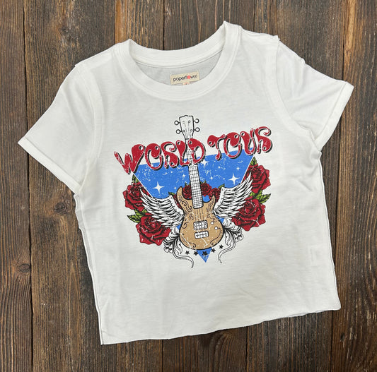 Paperflower Rock & Roll World Tour Tee