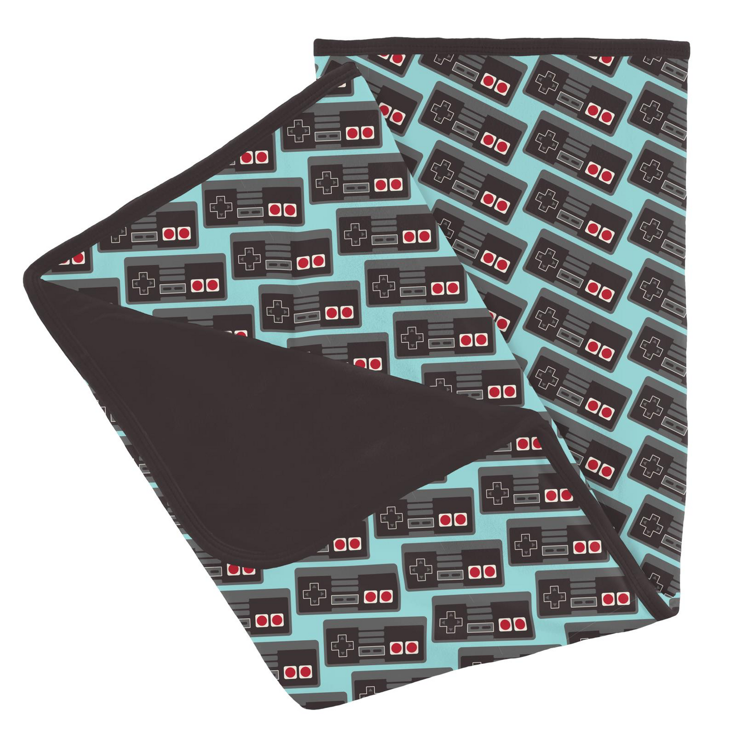 Kickee Pants Summer Sky Retro Game Controller Stroller Blanket