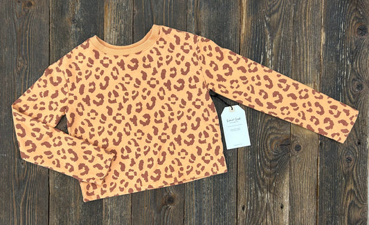 Sweet Soul Leopard Fleece Tonal Sweatshirt