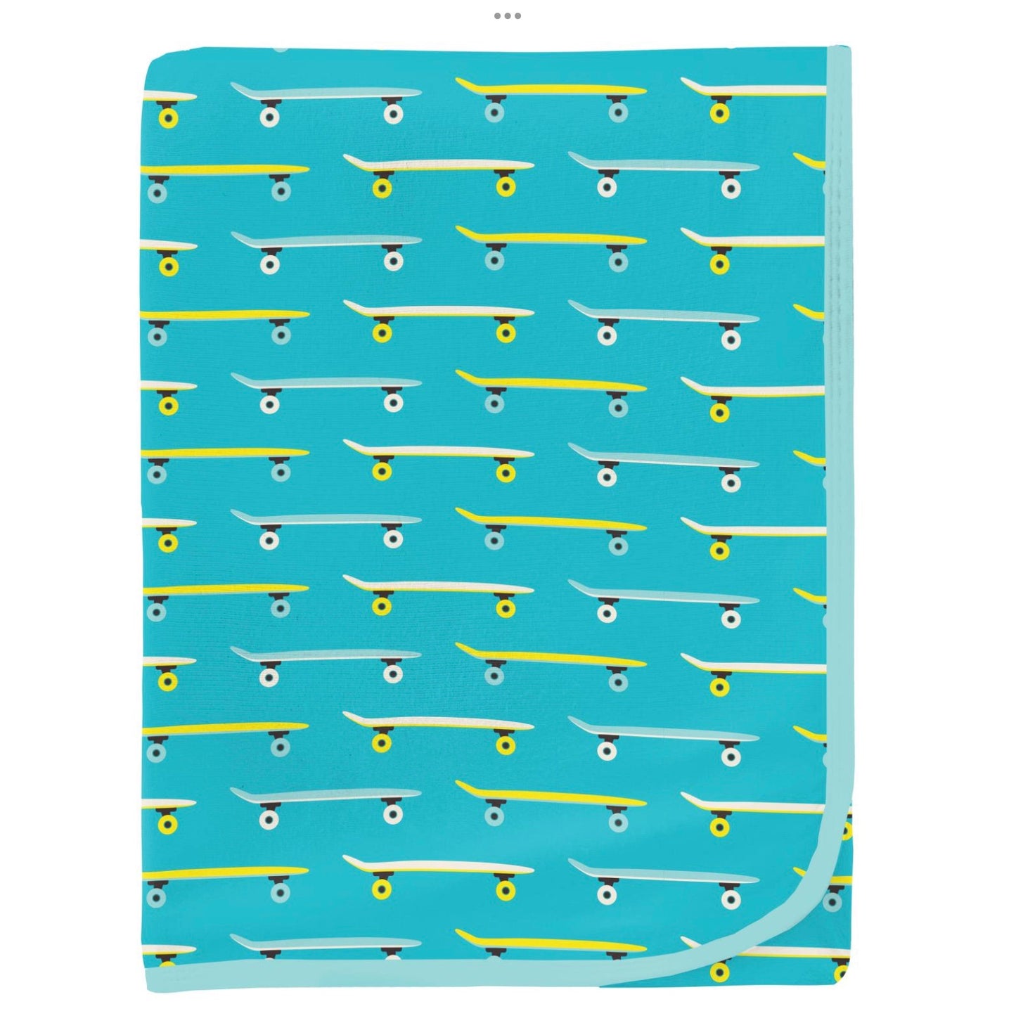 Kickee Pants Confetti Skateboard Swaddling Blanket